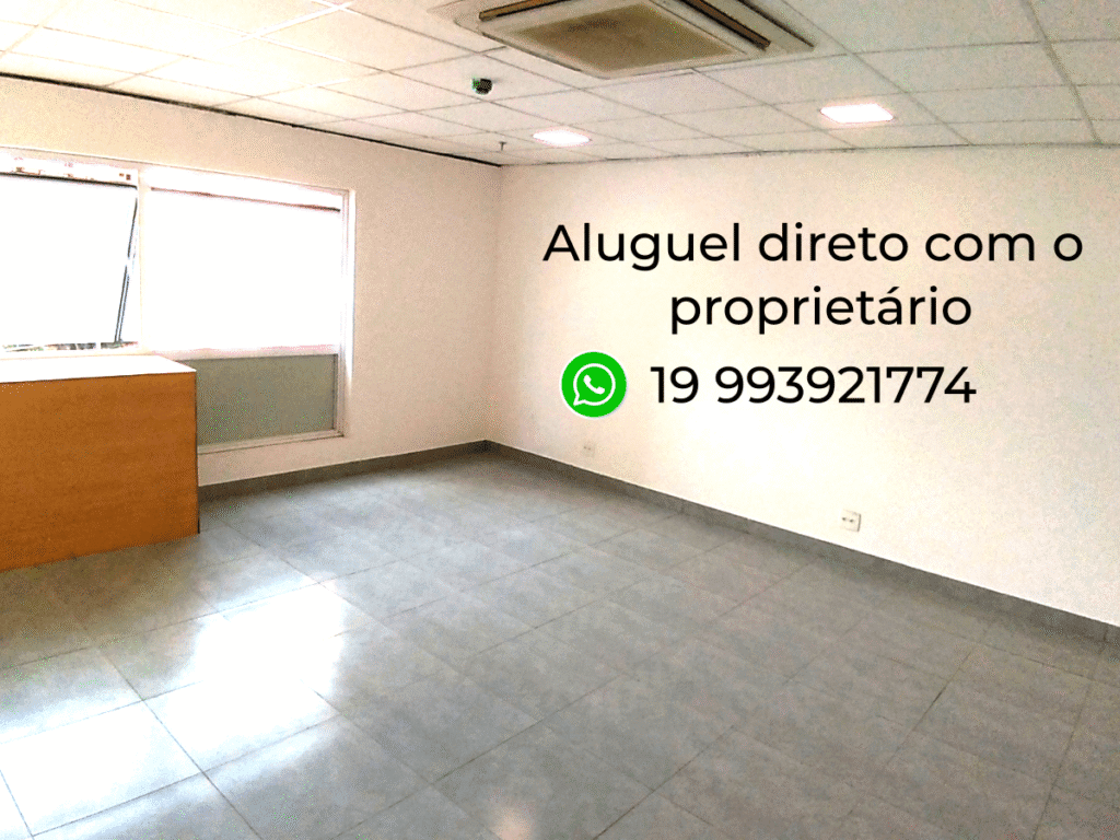 Sala comercial Campinas Alugue direto com o proprietário